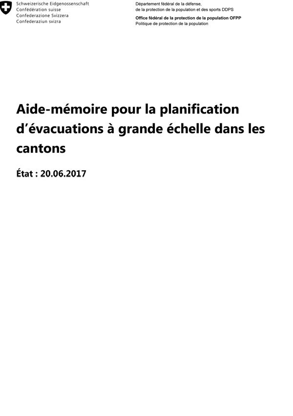 Planification d'une évacuation à grande échelle